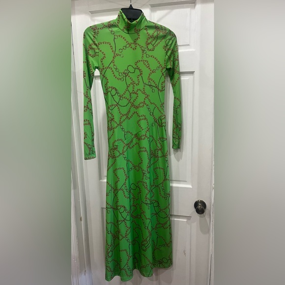 MANGO • Chain Print Dress - Picture 8 of 14